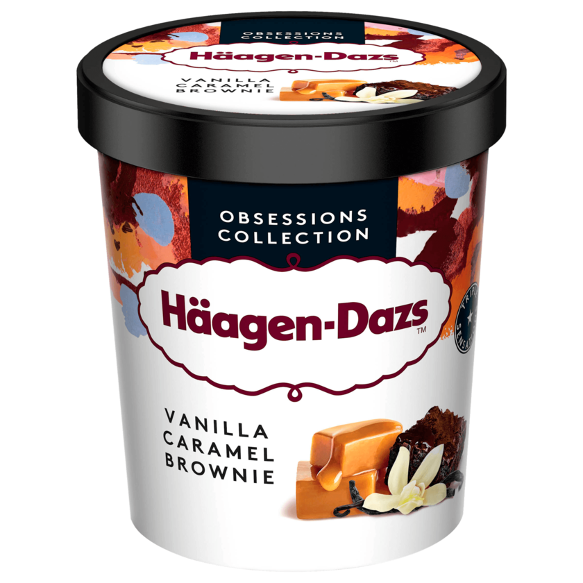 Häagen-Dazs Vanilla Caramel Brownie Eis 460ml
